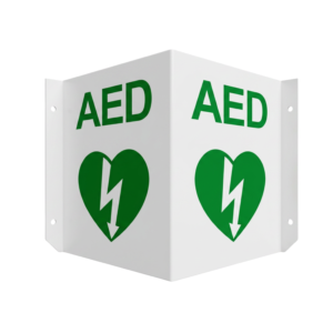 AED 牆壁標誌/位置指示牌